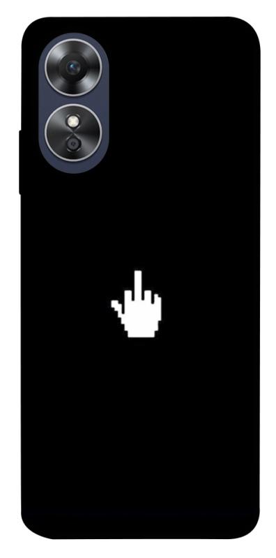 Чохол itsPrint Cursor для Oppo A17, black, купити оптом з доставкою