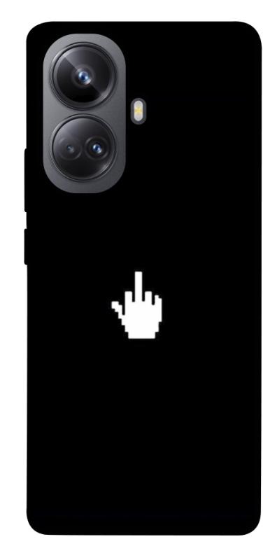 Чохол itsPrint Cursor для Realme 10 Pro+, black, купити оптом з доставкою