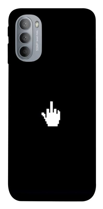 Чехол itsPrint Cursor для Motorola Moto G31, black, купить оптом с доставкой