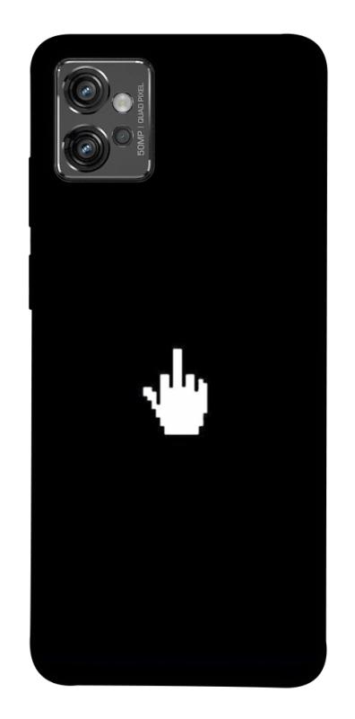 Чехол itsPrint Cursor для Motorola Moto G32, black, купить оптом с доставкой
