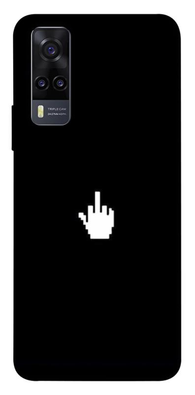 Чехол itsPrint Cursor для Vivo Y31, black, купить оптом с доставкой
