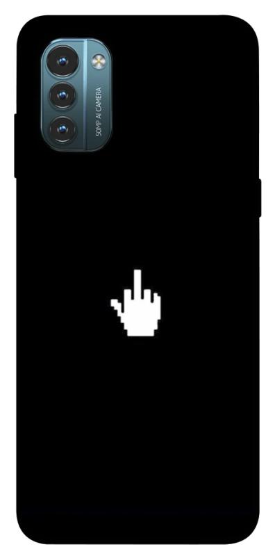 Чохол itsPrint Cursor для Nokia G21, black, купити оптом з доставкою