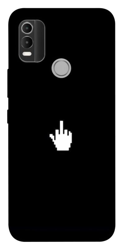 Чохол itsPrint Cursor для Nokia C21 Plus, black, купити оптом з доставкою