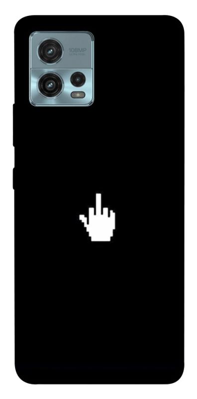 Чохол itsPrint Cursor для Motorola Moto G72, black, купити оптом з доставкою