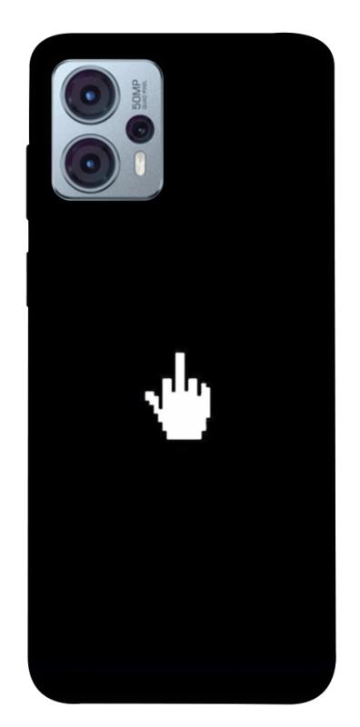 Чехол itsPrint Cursor для Motorola Moto G23, black, купить оптом с доставкой