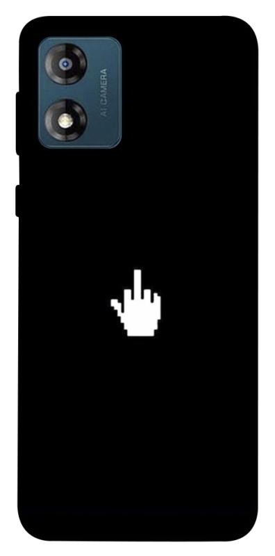 Чохол itsPrint Cursor для Motorola Moto E13, black, купити оптом з доставкою