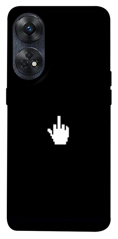 Чохол itsPrint Cursor для Oppo Reno 8 T 4G, black, купити оптом з доставкою