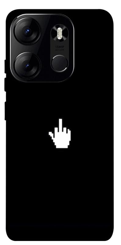 Чехол itsPrint Cursor для Tecno Spark Go 2023, black, купить оптом с доставкой