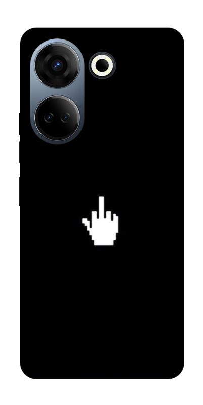 Чохол itsPrint Cursor для TECNO Camon 20 Pro (CK7n), black, купити оптом з доставкою