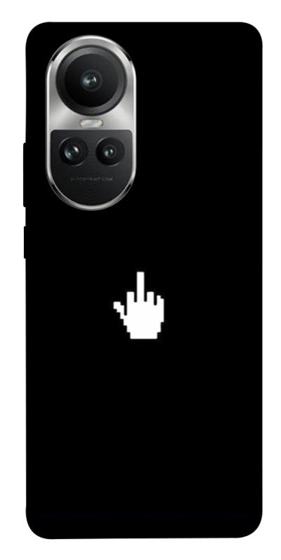 Чехол itsPrint Cursor для Oppo Reno 10, black, купить оптом с доставкой