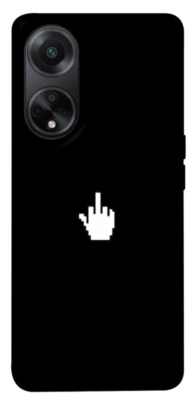 Чехол itsPrint Cursor для Oppo A58 4G, black, купить оптом с доставкой