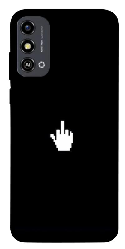Чохол itsPrint Cursor для ZTE Blade A53, black, купити оптом з доставкою