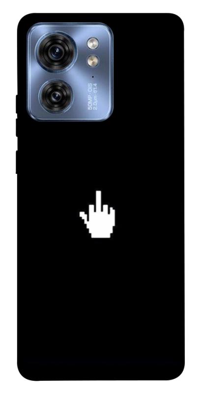Чохол itsPrint Cursor для Motorola Edge 40, black, купити оптом з доставкою