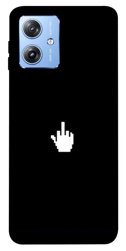 Чехол itsPrint Cursor для Motorola Moto G84, black, купить оптом с доставкой