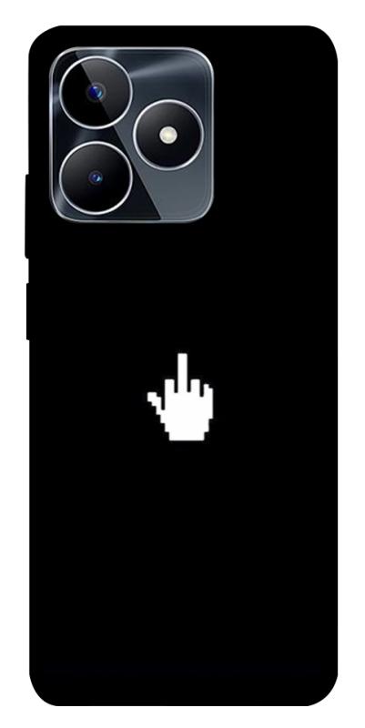 Чохол itsPrint Cursor для Realme C53, black, купити оптом з доставкою