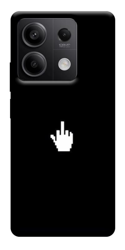 Чохол itsPrint Cursor для Xiaomi Redmi Note 13 5G, black, купити оптом з доставкою