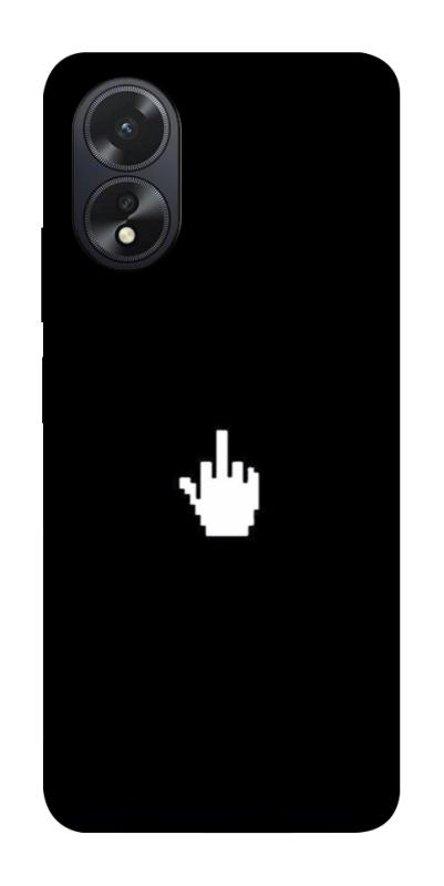 Чохол itsPrint Cursor для Oppo A38, black, купити оптом з доставкою