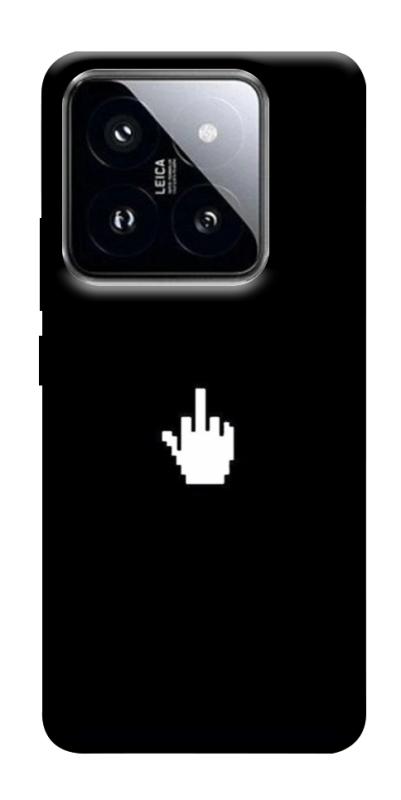 Чохол itsPrint Cursor для Xiaomi 14 Pro, black, купити оптом з доставкою