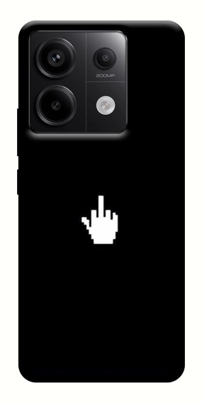 Чехол itsPrint Cursor для Xiaomi Redmi Note 13 Pro 4G, black, купить оптом с доставкой