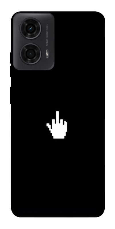 Чохол itsPrint Cursor для Motorola Moto G24, black, купити оптом з доставкою