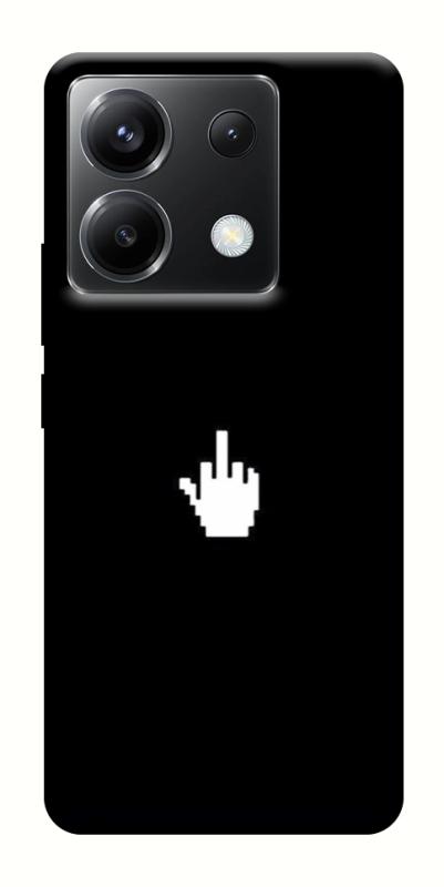 Чохол itsPrint Cursor для Xiaomi Poco X6, black, купити оптом з доставкою