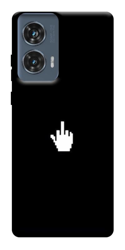 Чохол itsPrint Cursor для Motorola Edge 50 Fusion, black, купити оптом з доставкою