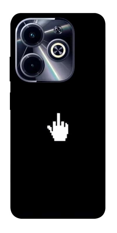 Чохол itsPrint Cursor для Infinix Hot 40i, black, купити оптом з доставкою