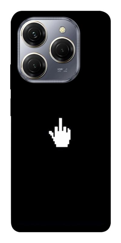 Чохол itsPrint Cursor для TECNO Spark 20 Pro, black, купити оптом з доставкою
