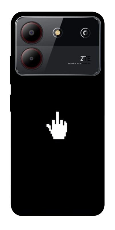 Чохол itsPrint Cursor для ZTE Blade A54 4G, black, купити оптом з доставкою