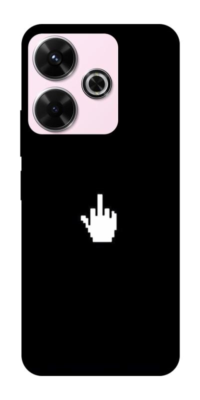 Чохол itsPrint Cursor для Xiaomi Redmi 13 4G / Poco M6 4G, black, купити оптом з доставкою
