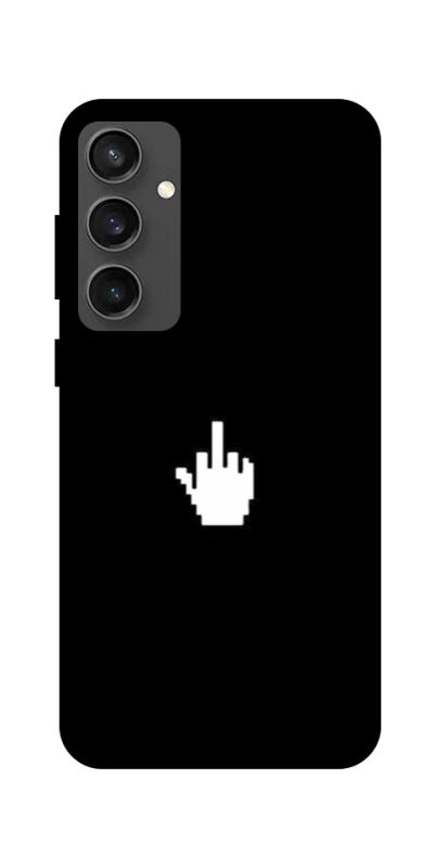 Чохол itsPrint Cursor для Samsung Galaxy S24 FE, black, купити оптом з доставкою