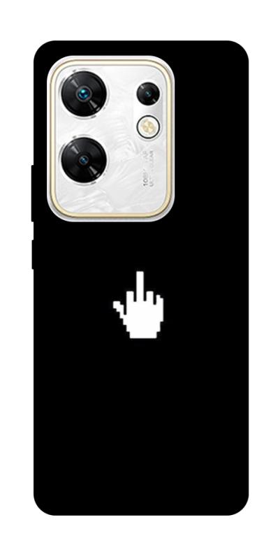 Чохол itsPrint Cursor для Infinix Zero 30 4G, black, купити оптом з доставкою