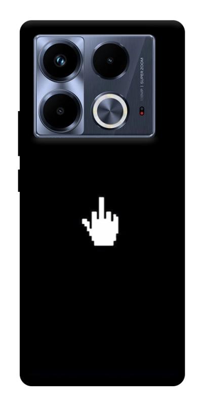 Чохол itsPrint Cursor для Infinix Note 40 4G, black, купити оптом з доставкою