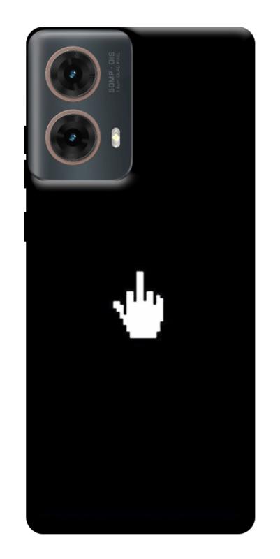 Чохол itsPrint Cursor для Motorola Moto G85, black, купити оптом з доставкою