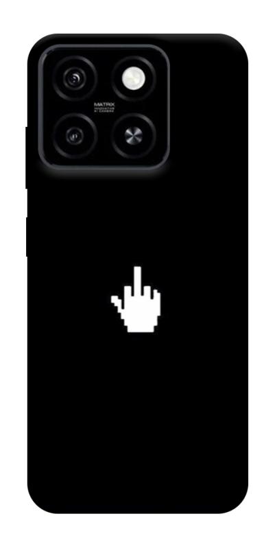Чохол itsPrint Cursor для ZTE Blade A55 4G, black, купити оптом з доставкою