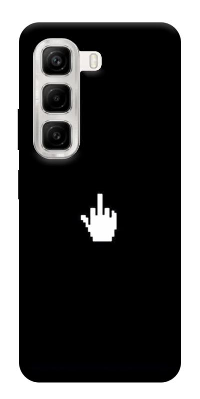 Чохол itsPrint Cursor для Infinix Hot 50 4G, black, купити оптом з доставкою
