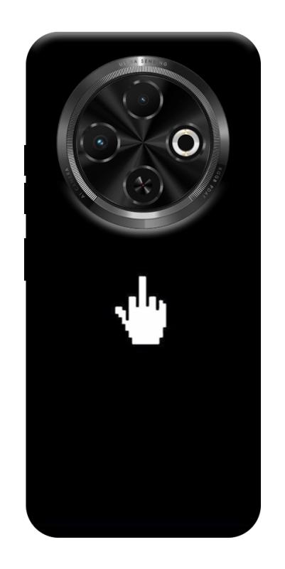 Чохол itsPrint Cursor для TECNO Spark 30C, black, купити оптом з доставкою