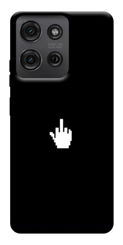 Чохол itsPrint Cursor для Motorola Moto G75 5G, black, купити оптом з доставкою