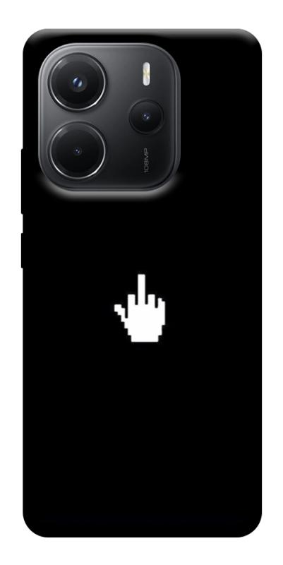 Чохол itsPrint Cursor для Xiaomi Redmi Note 14 4G (Int. version), black, купити оптом з доставкою