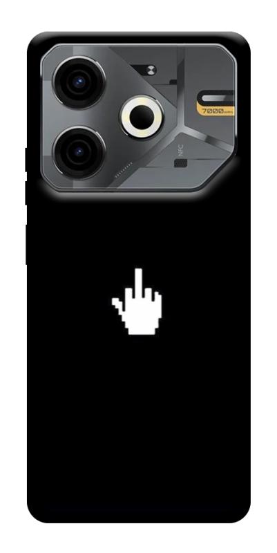 Чохол itsPrint Cursor для TECNO Pova 6 Neo (LI6), black, купити оптом з доставкою