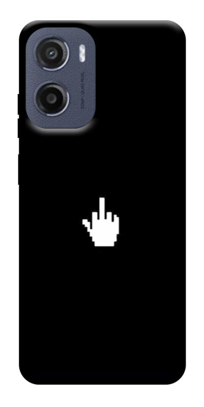 Чохол itsPrint Cursor для Motorola Moto G05, black, купити оптом з доставкою