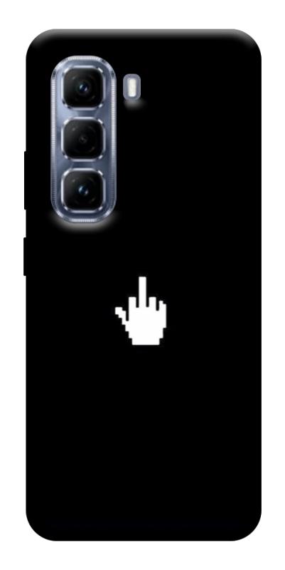 Чохол itsPrint Cursor для Infinix Hot 50 Pro, black, купити оптом з доставкою
