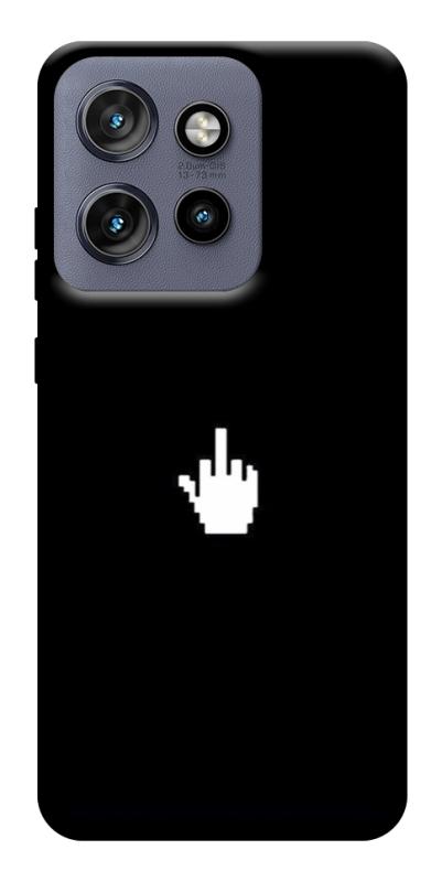 Чохол itsPrint Cursor для Motorola Edge 50 Neo, black, купити оптом з доставкою