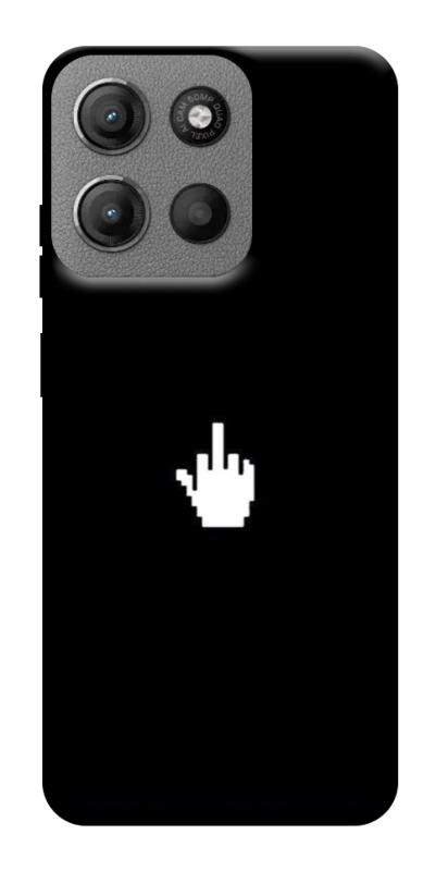 Чохол itsPrint Cursor для Motorola Moto G15 4G, black, купити оптом з доставкою