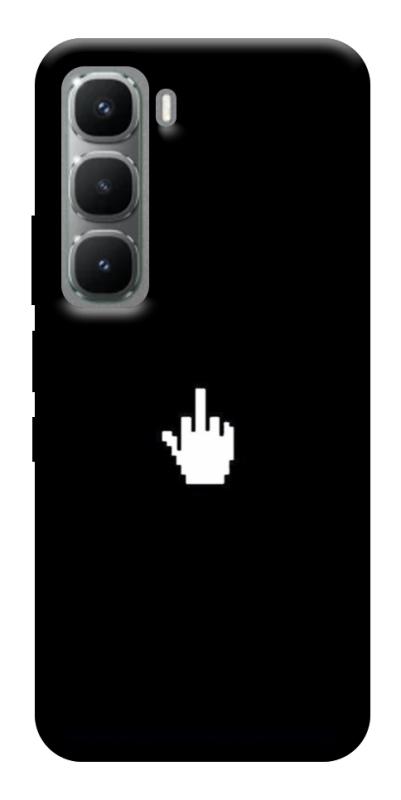 Чохол itsPrint Cursor для Infinix Hot 60 Pro, black, купити оптом з доставкою