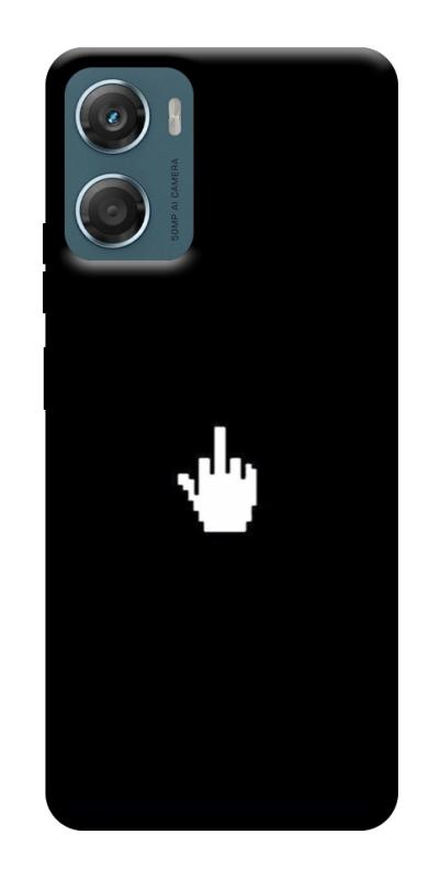 Чохол itsPrint Cursor для Motorola Moto G06, black, купити оптом з доставкою