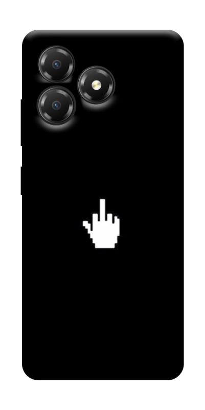 Чохол itsPrint Cursor для ZTE Blade A36, black, купити оптом з доставкою