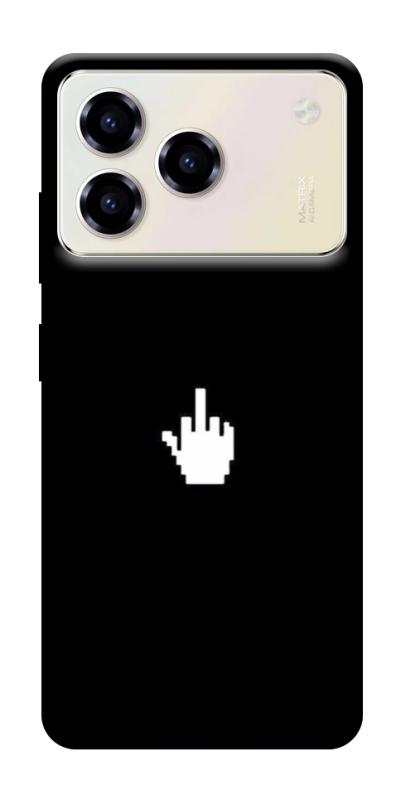 Чехол itsPrint Cursor для ZTE Blade A76, black, купить оптом с доставкой