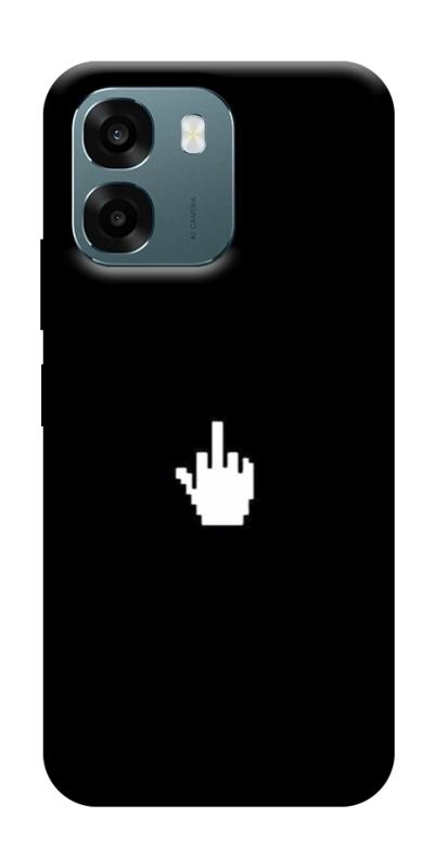 Чохол itsPrint Cursor для Oppo A6, black, купити оптом з доставкою