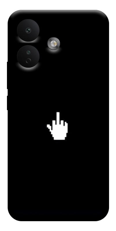 Чехол itsPrint Cursor для Xiaomi Redmi Note 17 Pro, black, купить оптом с доставкой